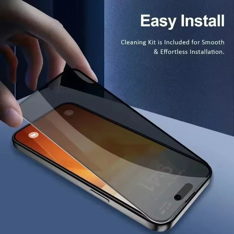 **🔒 5-Pack Anti-Spy Privacy  🔒 5-Pack Anti-Spy Privacy Screen Protectors for iPhone 15 & More – Full Cover Tempered Glass Shield! 📱✨