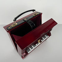 Burgundy Gothic Piano Bag