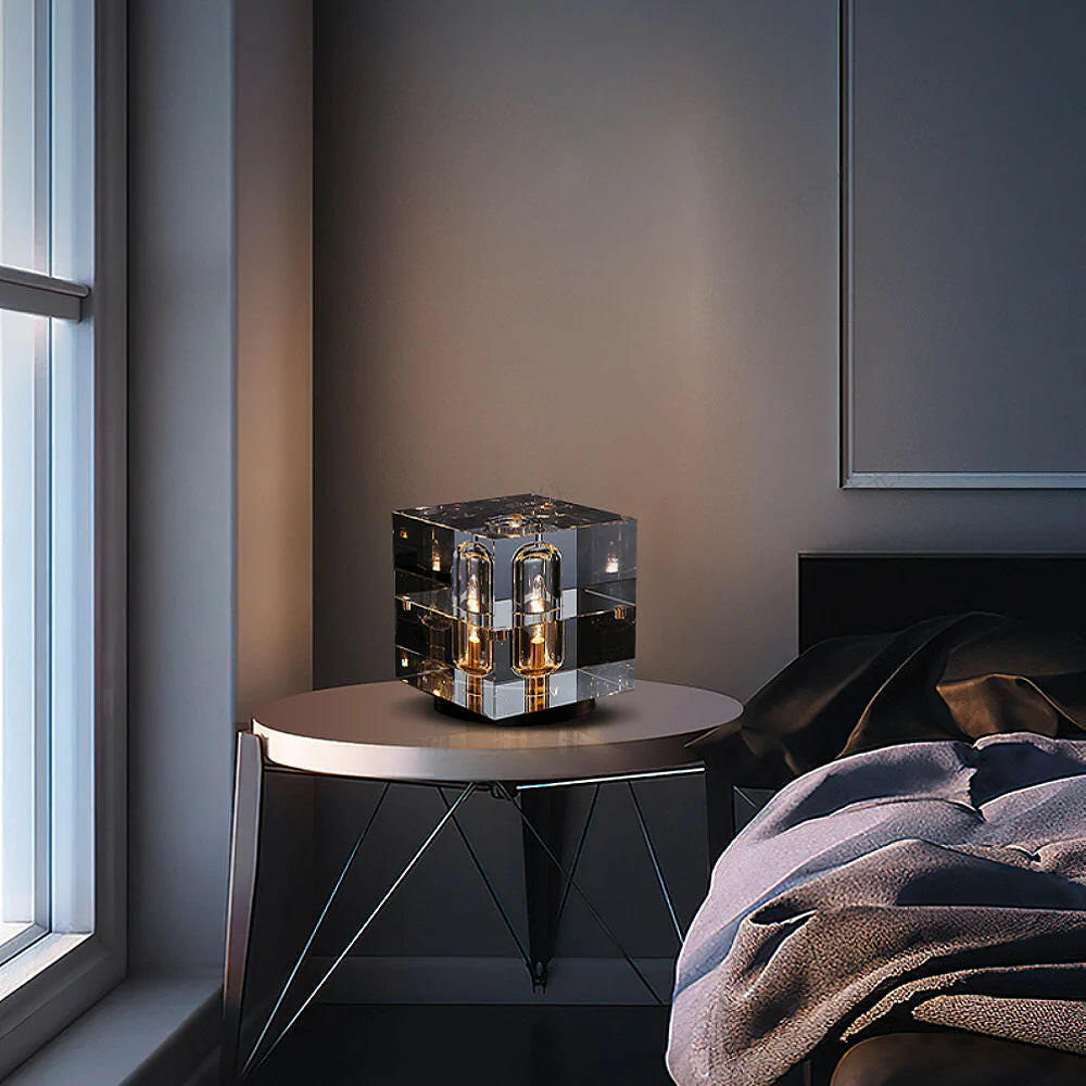 Crystal Bedside Table Lamp