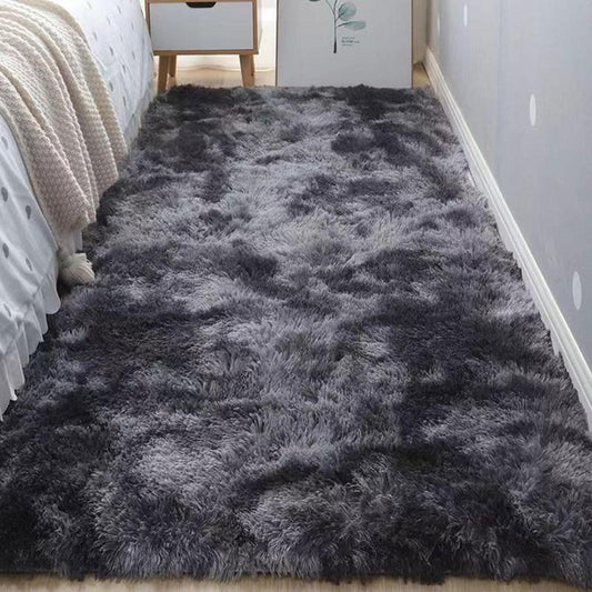 Solid Color Fluffy Bedside Rug, Multi-Size Modern Soft Plush Bedside Carpet, Non-Slip Floor Mat for Home Living Room Bedroom Dormitory, Christmas Decor, Boyfriend Gift, Christmas Gifts, Christmas Decorations, Home Decor